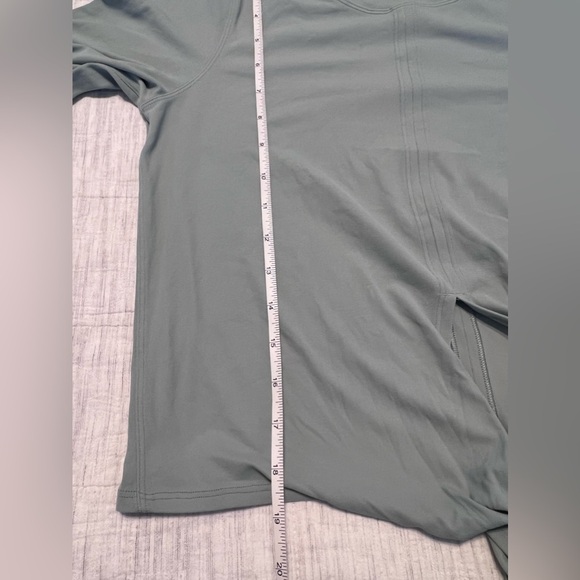 Lululemon Time to Restore Cropped‎ Tie Long Sleeve Shirt Preppy Athleisure - Picture 6 of 9